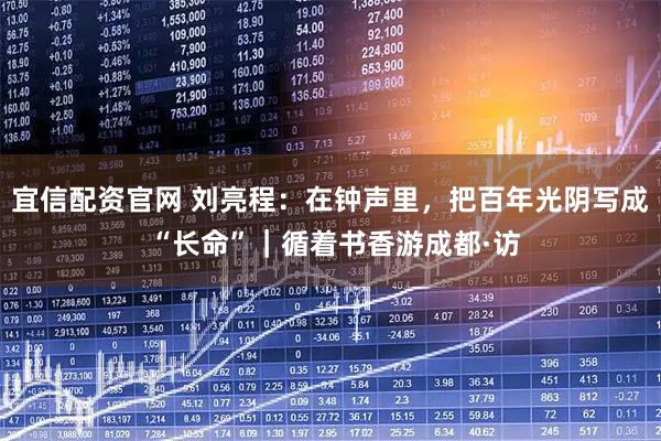 宜信配资官网 刘亮程：在钟声里，把百年光阴写成 “长命”｜循着书香游成都·访