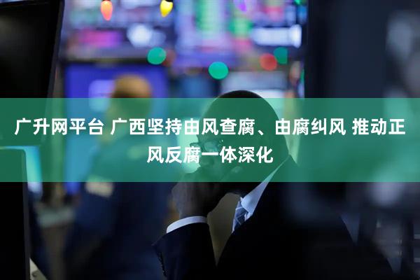 广升网平台 广西坚持由风查腐、由腐纠风 推动正风反腐一体深化
