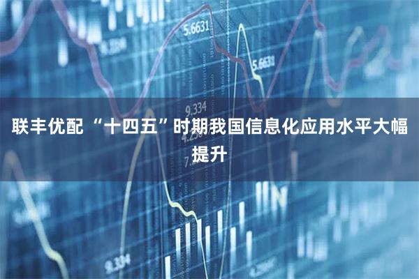 联丰优配 “十四五”时期我国信息化应用水平大幅提升